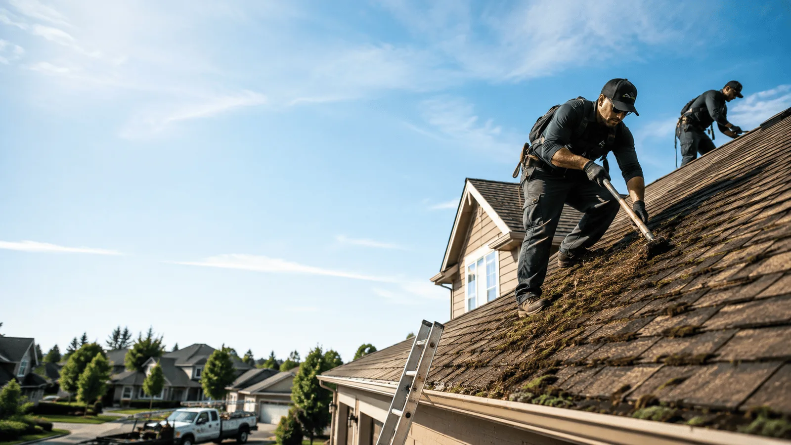Roof Moss Removal in Milan, IN near me